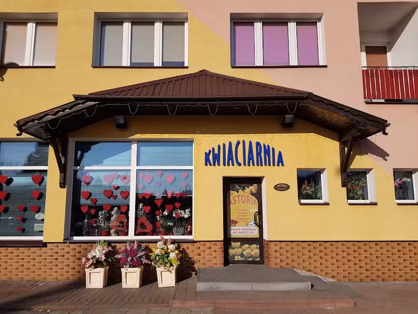 Astoria. Kwiaciarnia. Blacha R.