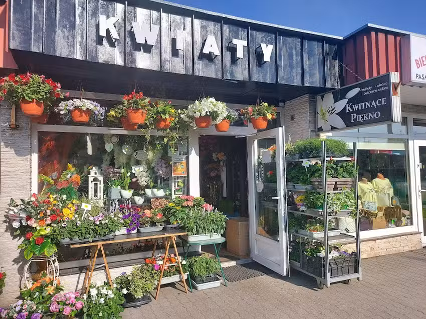 Batmaj. Kwiaciarnia. Dekoracja kościołów, wiązanki. Kopczyńska-Grenz A.