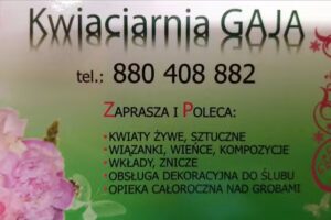 Kwiaciarnia GAJA handel kwiatami zniczami dewocjonaliami