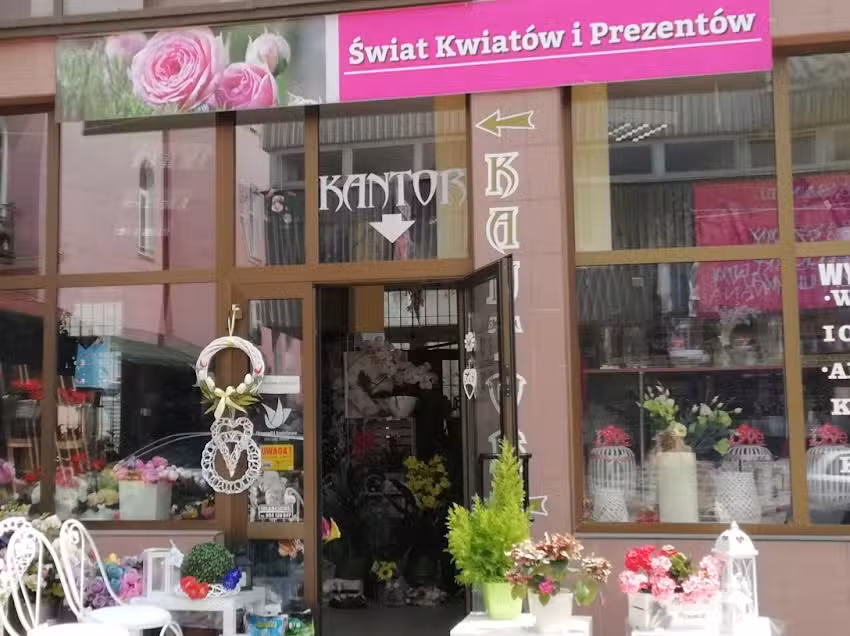 Kwiaciarnia Świat Kwiatów i Prezentów Kantor wymiany walut Anna Skalniak
