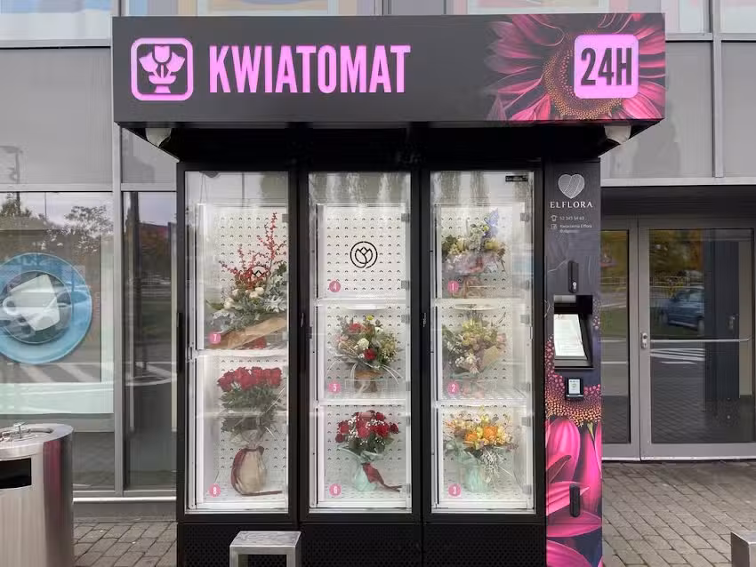 Kwiatomat 24/7 Nokia/Ogińskiego | Elflora