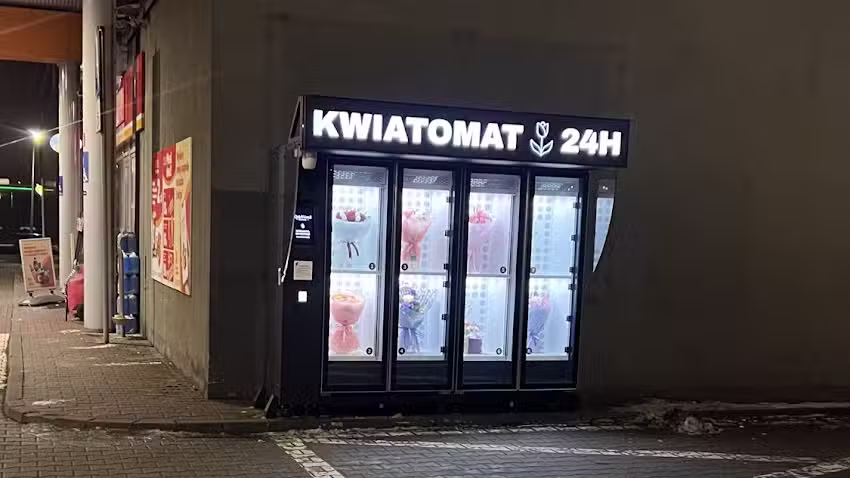 Kwiatomat Flamberta – Kwiaty 24h Kraków Circle K