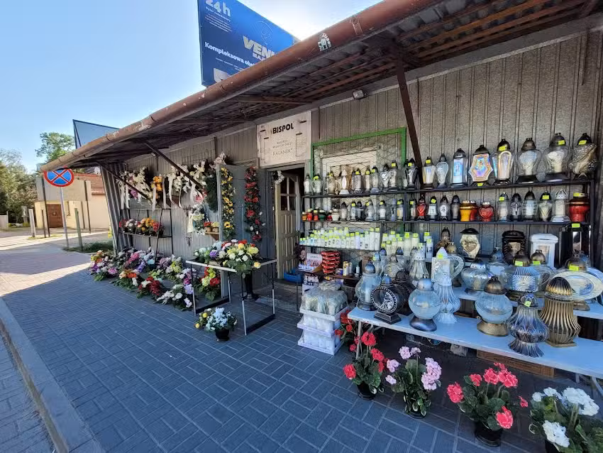 Magnolia-Sprzedaż zniczy kwiatów wiązanek i wieńców.