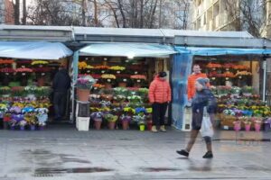 Stoiska z kwiatami Kwiaciarnia